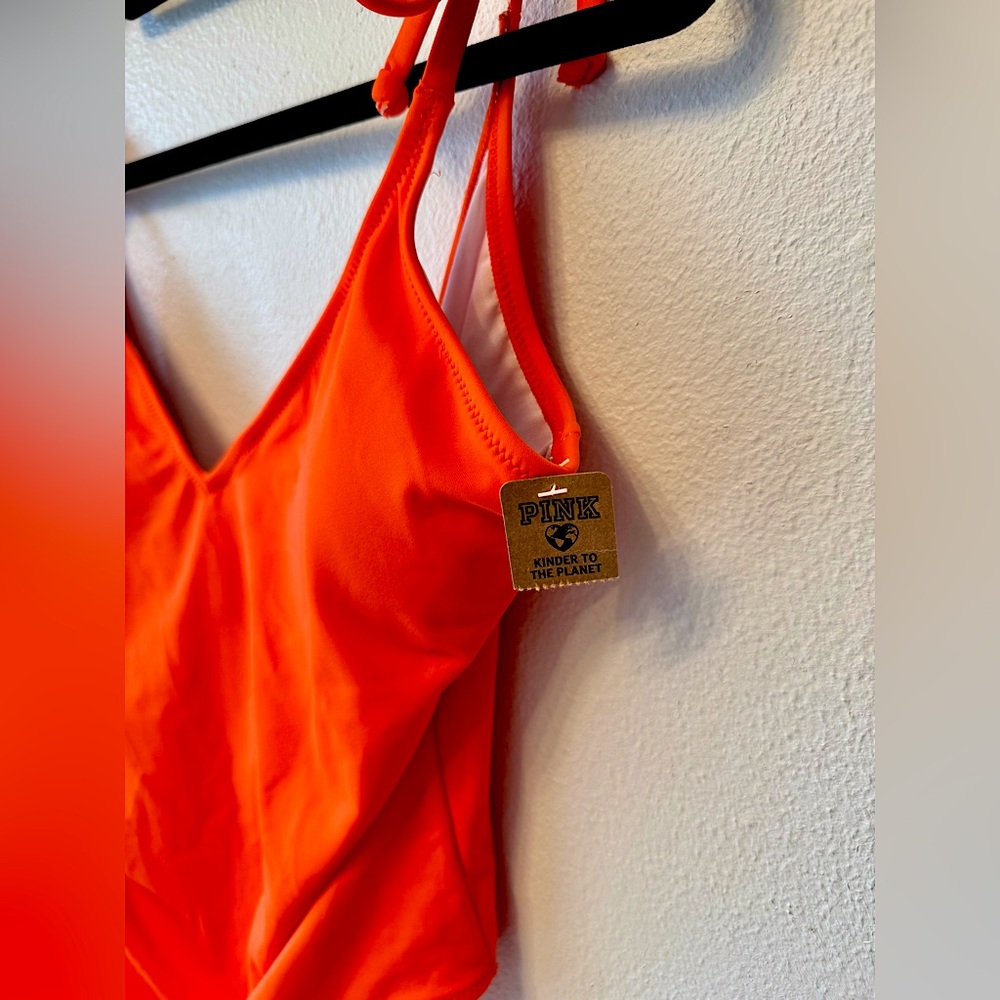 PINK Victoria’s Secret Swimsuit, L | Coral, NWT - Picture 2 of 4